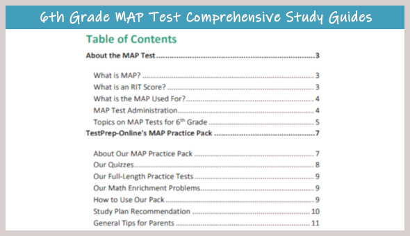Reading Map Test Practice 6th Grade Texas